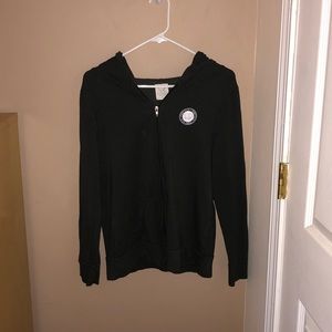 Ivory ella zip up sweater